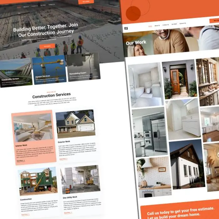 BuildRight Construction website preview